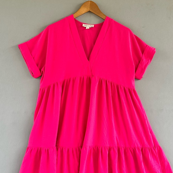 🎉5 for $45🎉 She sky dress size M pink - Picture 2 of 8